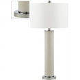 thumbnail image 6 of SAFAVIEH Ollie 31.5 in. H Faux Column Table Lamp, Cream Faux Woven Leather, Set of 2, 6 of 6