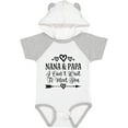 thumbnail image 3 of Inktastic Nana and Papa Grandparent Announcement Boys or Girls Baby Bodysuit, 3 of 5