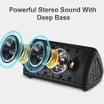 thumbnail image 2 of Altavoz Bluetooth Prosonic BT3 10W Stereo Sound IPX5 negro, 2 of 9