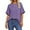 Purple, variant on UVN Oversized T Shirt for Women Summer Casual Short Sleeve Tee Ladies Loose Crewneck Tops