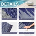 thumbnail image 4 of DEORAB 8'x10' Outdoor Rugs Patio Waterproof Outside Mat Reversible Plastic Camping Carpet,Blue & Grey, 4 of 9