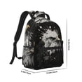 thumbnail image 2 of Goofa Ink Style Bald Eagle Pattern Comfortable Student Backpack - Ergonomic Design, Durable, Water-Resistant, Multi-Compartment,Travel, and Outdoor Activities, 2 of 5