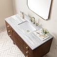 thumbnail image 5 of James Martin Vanities 48" Single Vanity, Mid-Century Walnut w/ 3 CM Arctic Fall Top, 5 of 12