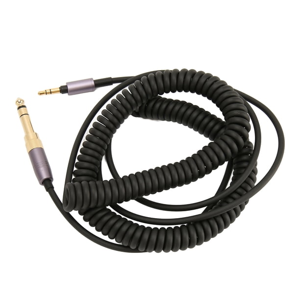 Cable De Extensión En Espiral Con Resorte De Sonido De 3,5 Mm, Núcleo De Cobre Libre De Oxígeno Retráctil De 16,4 Pies Cable De Resorte De Sonido Profesional Macho A Macho De