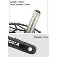 thumbnail image 4 of Lylong 170Mm 130Bcd Crank 50-58T Round Chainring Narrow Wide Tooth With Bottom Bracket, 4 of 7