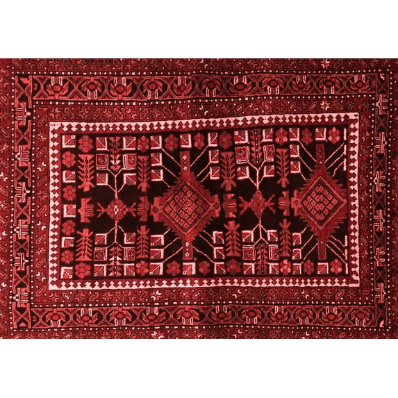 Ahgly Company Indoor Rectangle Persian Red Traditional Area Rugs, 5' x 8'