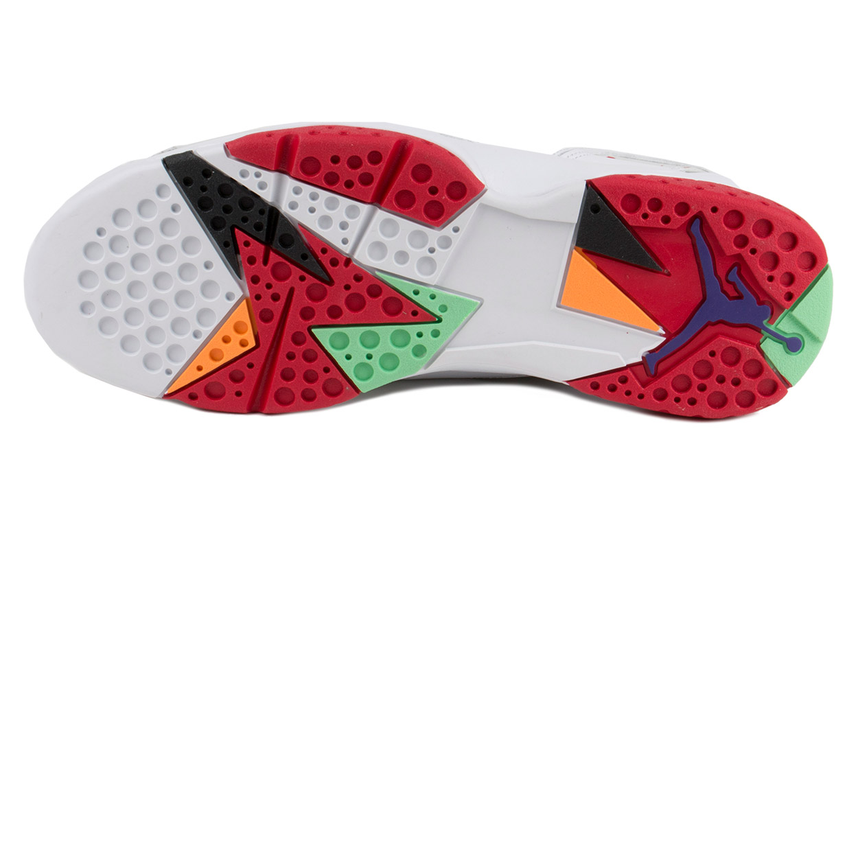 Nike Mens Air Jordan 7 Retro "Hare" White/True Red-Light Silver 304775-125 - image 5 of 5