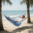 thumbnail image 6 of Wobogo Blue Dragon and Fox Camping Hammocks 330 lb Capacity with Tree Straps and Hanging Pockets for Outside Hiking Beach Backpack Travel, 6 of 8