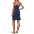 thumbnail image 3 of INSPIRE CHIC Women's Cami Nightgown Bow Print Cute Summer Sleeveless Nightdress Chemise Sleepwear Camisole Nightshirt S Blue, 3 of 6
