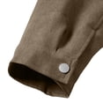 thumbnail image 5 of Crop Jackets for Men Jerdar Men's Color-blocked Lapel Zip-up Snap Button Zip-up Pocket Long-sleeved Coat Top, 5 of 9