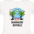 thumbnail image 4 of Inktastic Summer Vacatoion in the Dominican Republic Boys or Girls Long Sleeve Baby Bodysuit, 4 of 5