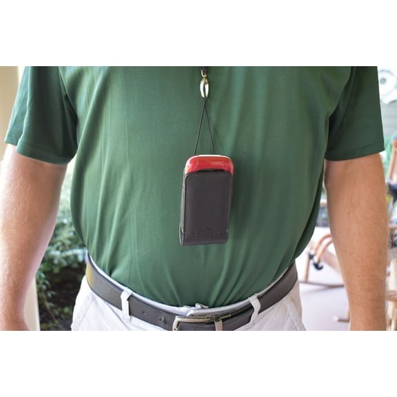 NYC Around the Neck Hanging Cell Phone Case, Black