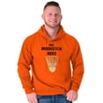 thumbnail image 3 of Free Broomstick Rides Halloween Witch Men's Big & Tall Graphic Hoodie Brisco Brands 2X, 3 of 5