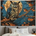 thumbnail image 2 of Orinice Owl Moon Branch Tapestry Wall Hanging Unique Style Graphic Tapestries for Home Wall Decor 40x60inch, 2 of 6