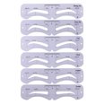 thumbnail image 1 of 1 Set Eyebrow Stencil with Rope Reusable Brow Shaper Drawing Card DIY Women Eyebrow Mapping Guide Shaping Template Tools, 1 of 8