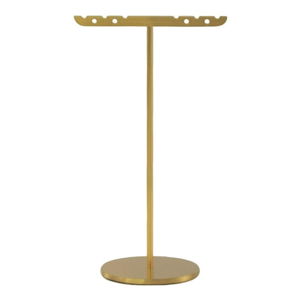Soporte para joyas, organizador para colgar pulseras, torre, barra en T, soporte para collares, expositor de joyas, para anillos, llaveros, relojes y M