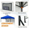 thumbnail image 6 of COOS BAY 6'x4' Instant Pop Up Canopy Tent with Adjustable Sun Wall, Lightweight Compact Portable Canopy with Carry Bag, Blue, 6 of 8