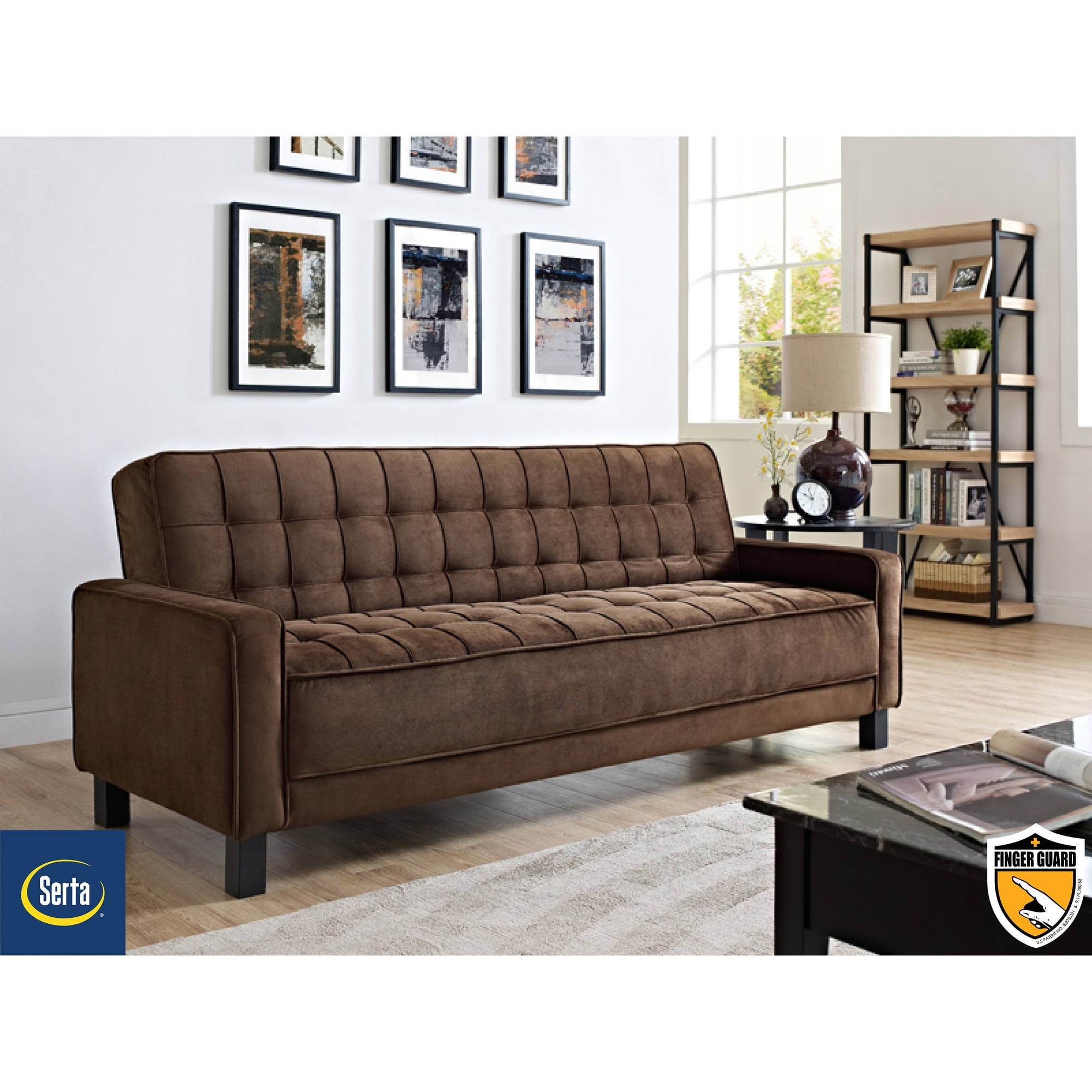 Serta Montgomerey Sofa Bed, Multiple Colors - Walmart.com ...