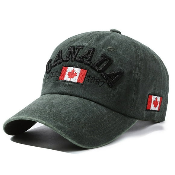 Canada Baseball Cap Canada Day Embroidered Maple Leaf Flag Adjustable Hat Baseball Caps