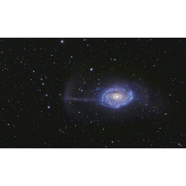 NGC 4651 the Umbrella Galaxy Poster Print (18 x 10) - Walmart.com ...
