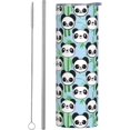 thumbnail image 1 of Athenstics Cute Panda Face Coffee Cup 20 Oz Stainless Steel Mug With Lid Mens Womens Travel Mug Birthday Gifts Vacuum Insulated Tumblers Cups Mugs, 1 of 6