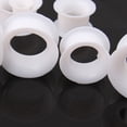 thumbnail image 5 of SmartBy 1Pair Silicone Flesh Tunnel Double Flared Saddle Ear Plug Gauge Unisex Piercing, 5 of 7