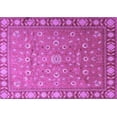 thumbnail image 1 of Ahgly Company Indoor Rectangle Persian Purple Traditional Area Rugs, 5' x 8', 1 of 4