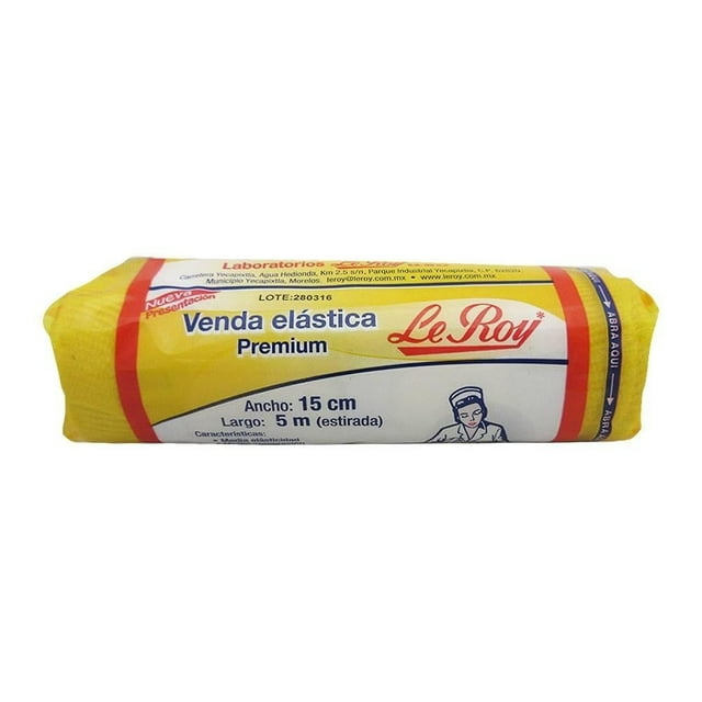 Venda elástica Le Roy ancho 15 cm X 5 m de largo 1 pza