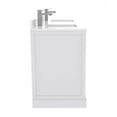 thumbnail image 6 of Ayna Decors Maya 60 in White Double Sink Bathroom Vanity Set with White Quartz Countertop, Double Brass Faucets & 24 in Matching Mirrors | Brushed Nickel Hardware | AVM60WH3122, 6 of 10