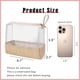 thumbnail image 2 of Bolsa de Maquillaje RSRSLEII Boho Pequeña Transparente de PVC Impermeable con Asa, 2 of 8