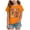 Orange, variant on TOWED22 Girls Graphic 4th of July Shirts American Flag Tshirt Patriotic Top Independence Day Tee Tops(Black,3-4 Y)