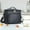 Noir, variante sur Dianli Sac à Lunch Isolé Réutilisable en Papier D\'aluminium Thermique, Sac à Lunch Épaissi Grande Capacité, Sac Fourre-Tout Glacière Bento pour Employés de Bureau et Étudiants, Glacière à Lunch Étanche