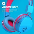 thumbnail image 5 of JLab JBuddies Studio On-Ear Kids Wired Headphones, Cotton Candy, Studio Volume Safe, Volume Limiter, Folding, Adjustable, Noise Isolation, with Mic, 5 of 8
