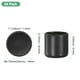 thumbnail image 3 of Uxcell 24 Paquete de Tapas para Patas de Silla de 3/4 pulgadas Protectores de Piso de Cloruro de Polivinilo Cubierta Redonda Puntas Negras, 3 of 7