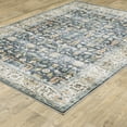thumbnail image 4 of Avalon Home Celeste Washable Bordered Oriental Blue/ Gold Indoor Area Rug, 4 of 13