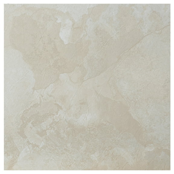 Simple Elegance by Ben&Jonah Losas White Slate 12" x 12" Self Adhesive Vinyl Floor Tile - 20 Tiles - 20 sq. ft.