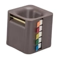 thumbnail image 1 of 5 en 1 Sticky Note Dipser Dispenser Sticky Note Rolls Almacenamiento multifuncional Marrón, 1 of 8