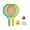 Green Blue, variant on Colaxi Children's Badminton Tennis Set Badminton Racket Interactive Toy Children's Tennis Racket for Boys Indoor Outdoor Beginners Players