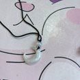 thumbnail image 6 of UNTERING Necklace Resin Moon Necklace Black/Colorless Moon Pendant Necklace Jewelry New Chinese Simple Clavicle Chain Women Men, 6 of 7