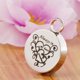 thumbnail image 2 of redondo de acero inoxidable a prueba de agua Siempre corazón Cremación abuela Hugo Memorial Cremation Pendant, 2 of 10
