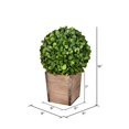 thumbnail image 2 of Vickerman FG191316 16 Po. Boule en Bois en Pot, 2 of 2