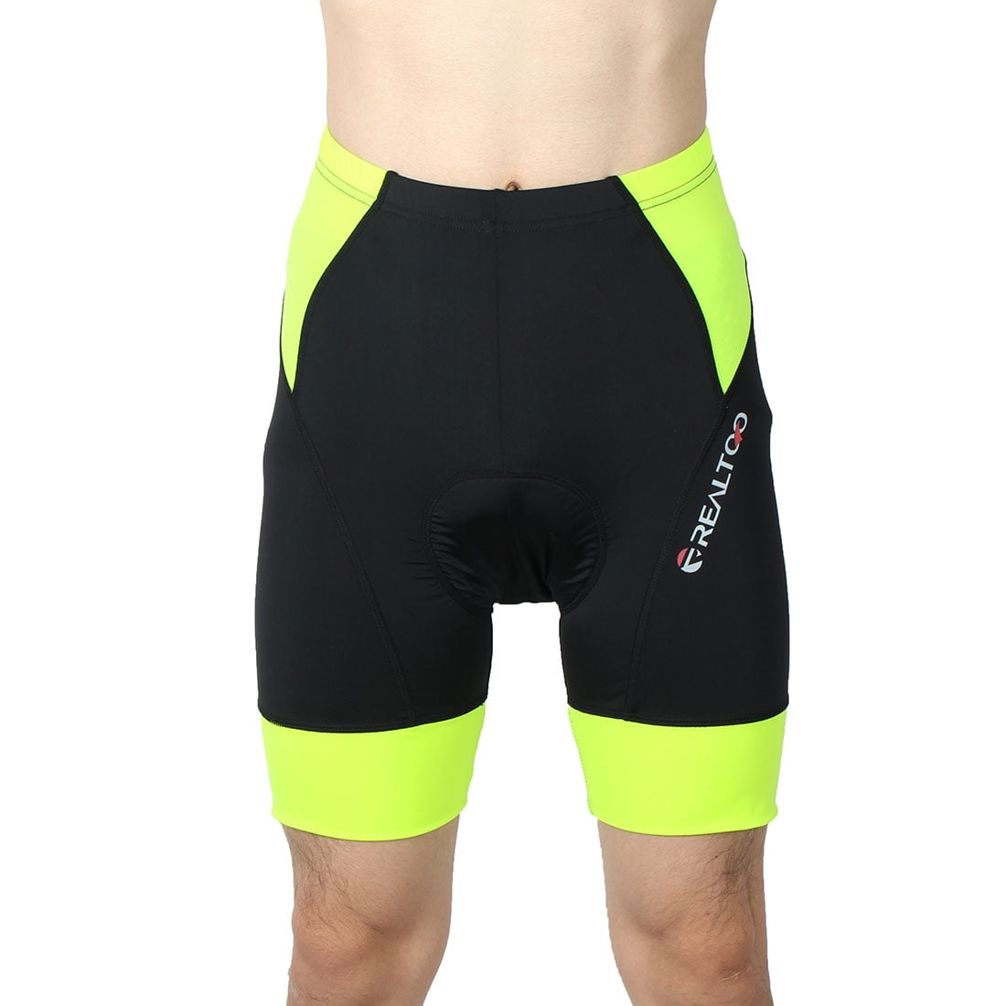 REALTOO Authorized Men Summer Bicycle Underwear Cycling Shorts Black L (W 36) by