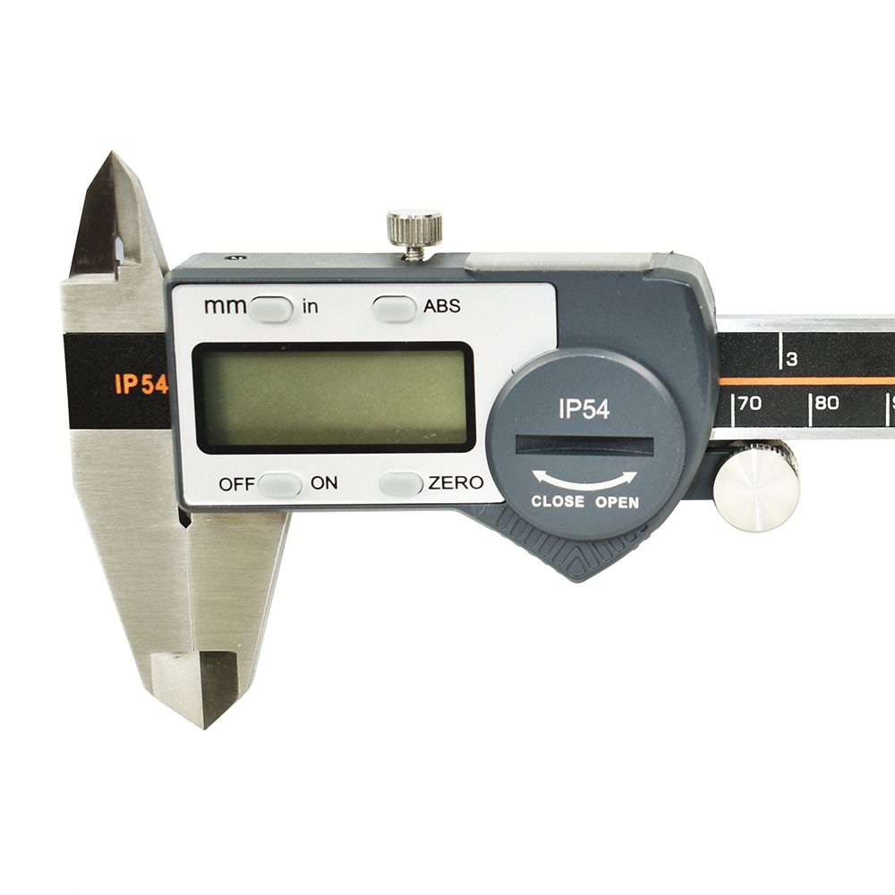 Big Horn 19202Q 0-6 Inch/150mm Stainless Steel Digital Caliper- IP54 Waterproof with LCD Screen
