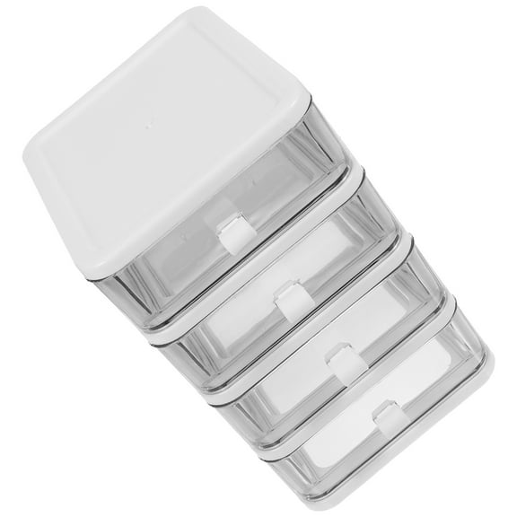 Kitchen Storage Desktop Storage Box .7x17cm White