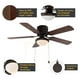 thumbnail image 4 of Ventilador de Techo 42" Café Oscuro 60W 5 Aspas Reversible LámparaYa 71626-9, 4 of 8