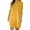 Yellow, variant on Uaswgudfs Women's Casual Short Sleeve Midi Dress​ - Relaxed Fit V-Neck Summer Design with Clean Lines, Effortless Everyday Wear White M
