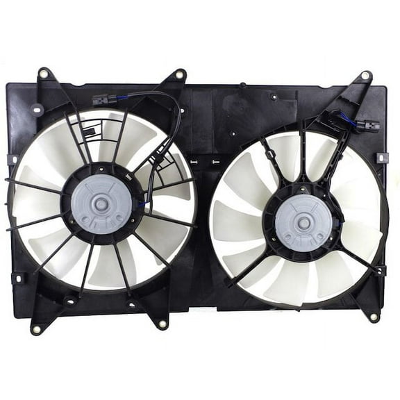 Auxiliary Engine Cooling Fan Assembly - Compatible with 2001 - 2007 Toyota Highlander 2002 2003 2004 2005 2006