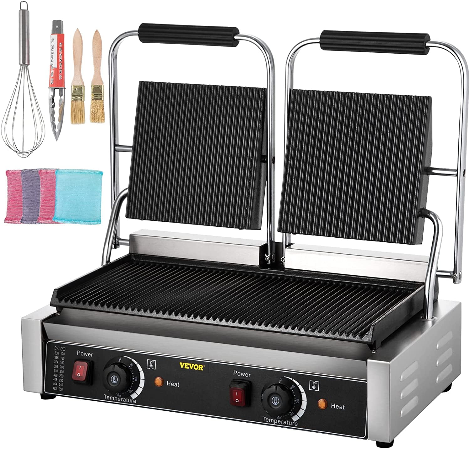 large commercial panini press