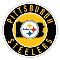Pittsburgh Steelers 12" State Circle Sign