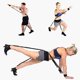thumbnail image 2 of Bandas de resistencia para fitness deportivo, juego de correas de estiramiento para ejercicios de piernas y brazos, boxeo, muay thai, gimnasio, entrenamiento de rebote., 2 of 5
